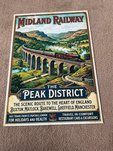 Midland railway peek district - railway,