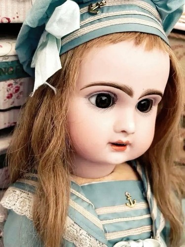 Antique bisque doll jumeau - antique,