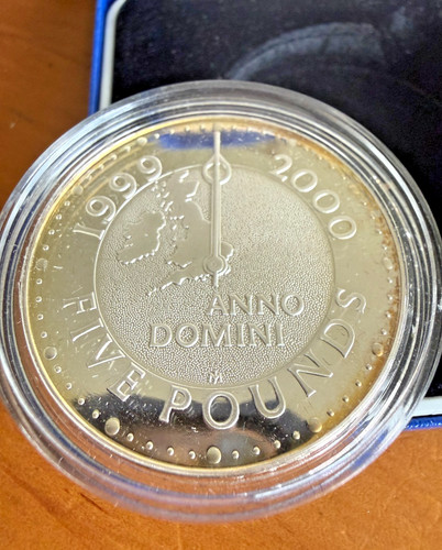 Millennium silver proof - millennium, £5