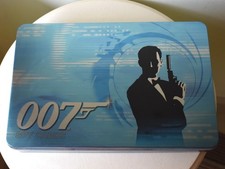 Vintage James Bond 007 Spy Files Cards in tin with poster - complete set 