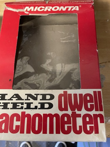 Vintage dwell tachometer - dwell,