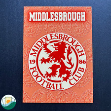 Merlin’s Premier Gold 1996-97 Trading Cards | Middlesbrough Badge | #E12