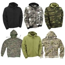 Hoodie Army Combat Military Style Camo Hooded Skate Punk Fishing Work Hunting 