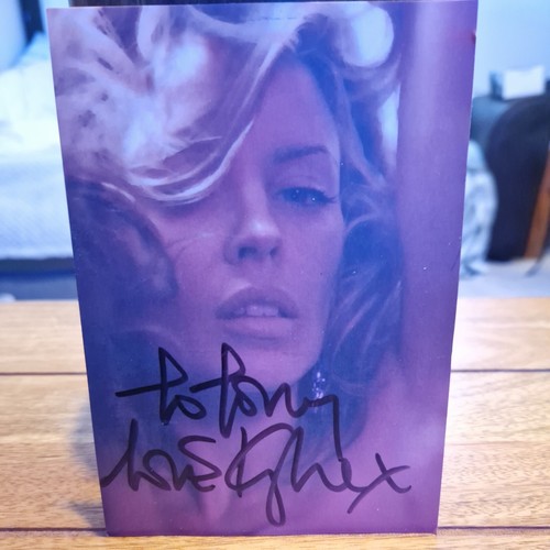 Kylie minogue signed autograph - minogue,