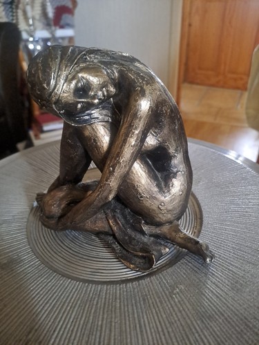 Ceramic bronzed sculpture - ceramic,