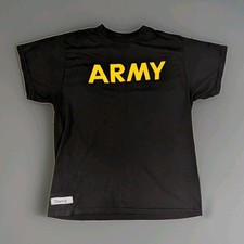 Army Shirt Mens Large Black