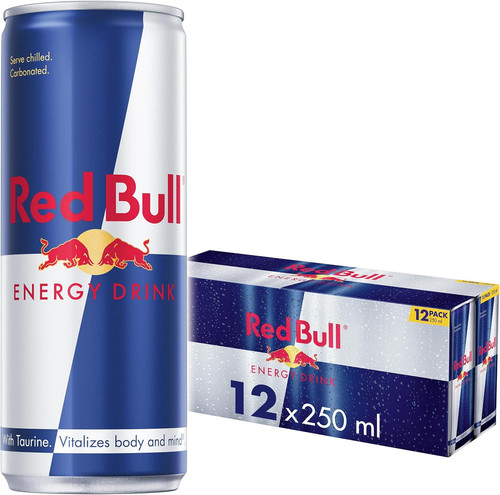 Red bull energy drink 250 - red,