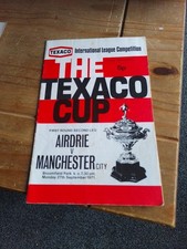 AIRDRIE V MANCHESTER CITY 1971-2 THE TEXACO CUP 27/9/1971 (25)