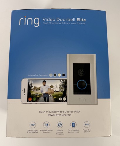Ring video doorbell elite poe - ring,
