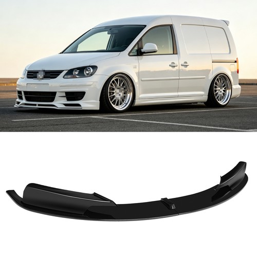 Gloss black front bumper lip - bumper,