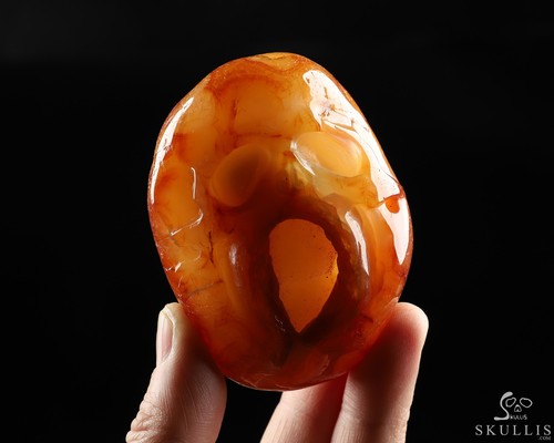 Gemstone geode carnelian - 3.1",