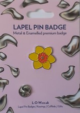 Daffodil flower yellow lapel - yellow,