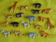 SMALL SAFARI JUNGLE ZOO ANIMALS  Various amounts - PARTY / LOOT BAG TOYS FAVOURS