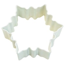 Christmas Cookie Cutter White Snowflake Biscuit Shaped Party Baking Stencil 7cm