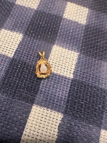 Vintage opal cabochon - cabochon, gold