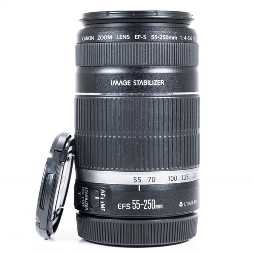 Canon 250mm is ef s - 55-250mm, f4-5.6
