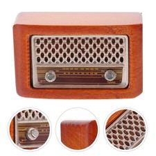  Old Fashioned Radio Dollhouse Playhouse Accessory Miniature Statue Figurine