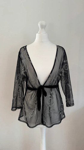 Wallis black sheer - black,