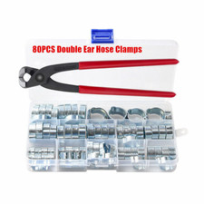 80x Double Ear Clamp O Clips