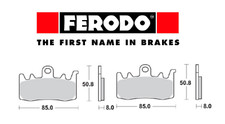 FERODO FRONT ST brake pads for