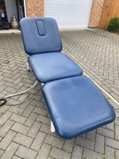 Metron, 3 Section Electric Medical Treatment / Massage Bed with Swivel Chair