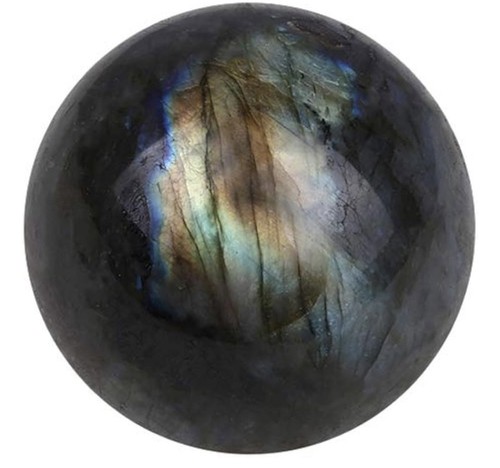 Labradorite polished sphere - labradorite,