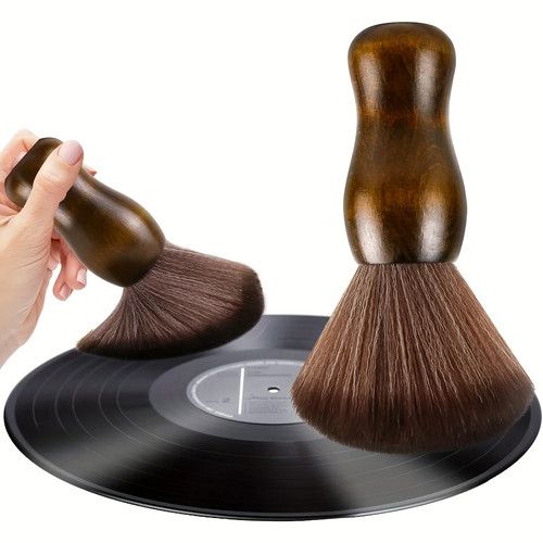 Vinyl record cleaner brush - record,