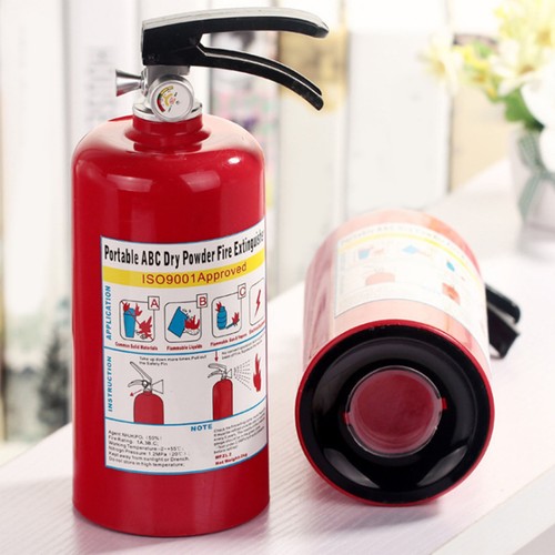 Fire extinguisher piggy bank - fire,