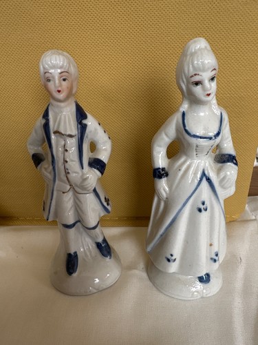 Vintage pair blue - &, white