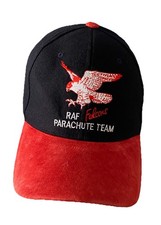 RAF FALCONS CAP RAF Parachute Team Hat AVIA WATCHES SPONSOR Royal Air Force Red