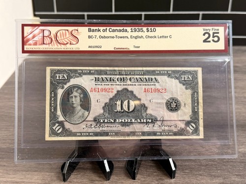 1935 bank canada 10 - 1935, of