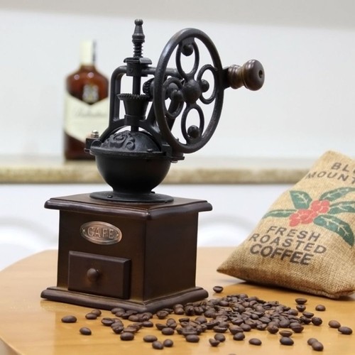 Portable hand crank coffee - crank,