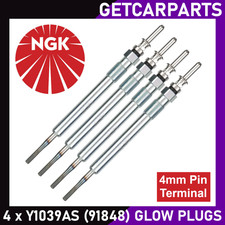 4 x NGK Y1039AS Glow Plugs for
