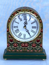 Clock Mantle William Morris Art Nouveau Upcycled Vintage Bespoke