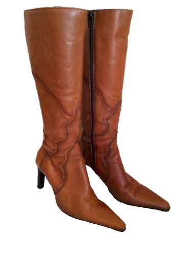 Bertie tan leather - leather, heeled