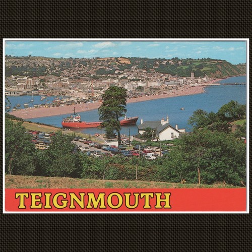 Teignmouth coastal town scene - teignmouth,