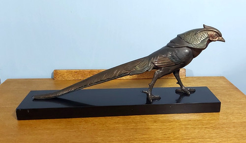 Large art deco - large, bronze