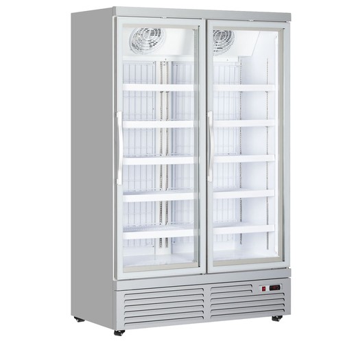 New glass door - door, display