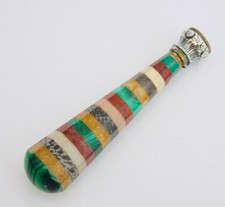 Antique malachite stone - antique,