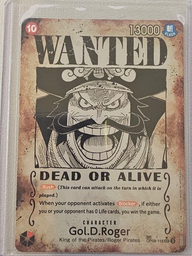 Gol roger wanted - -, (wanted
