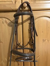 Full Size Brown Snaffle Bridle