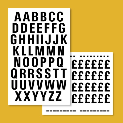 Narrow small vinyl letters z - small, a-z