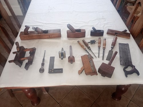 Antique woodworking tools