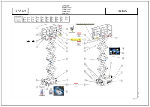 Manitou 120 sec - parts, catalog