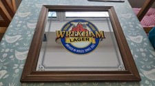 Vintage Wrexham Lager Brewery Mirror.