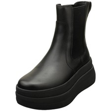 FitFlop F-mode Womens Chelsea Boots in Black - 6 UK