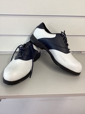 Donnay white leather mens golf shoes 7.5 [GB]