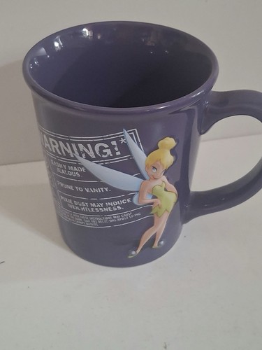 Disney tinkerbell warning mug - tinkerbell,