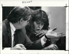 1991 Press Photo Christine Kovatch Weslake Madam and Lawyer Mark Sullivan