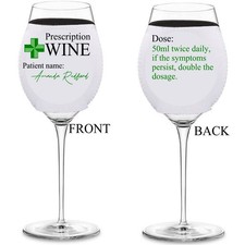 Personalised Wine Glass sleeve